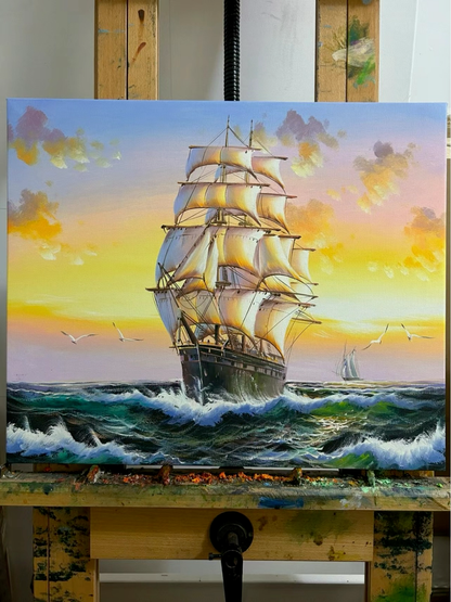 Majestic Oil/Pencil on Canvas