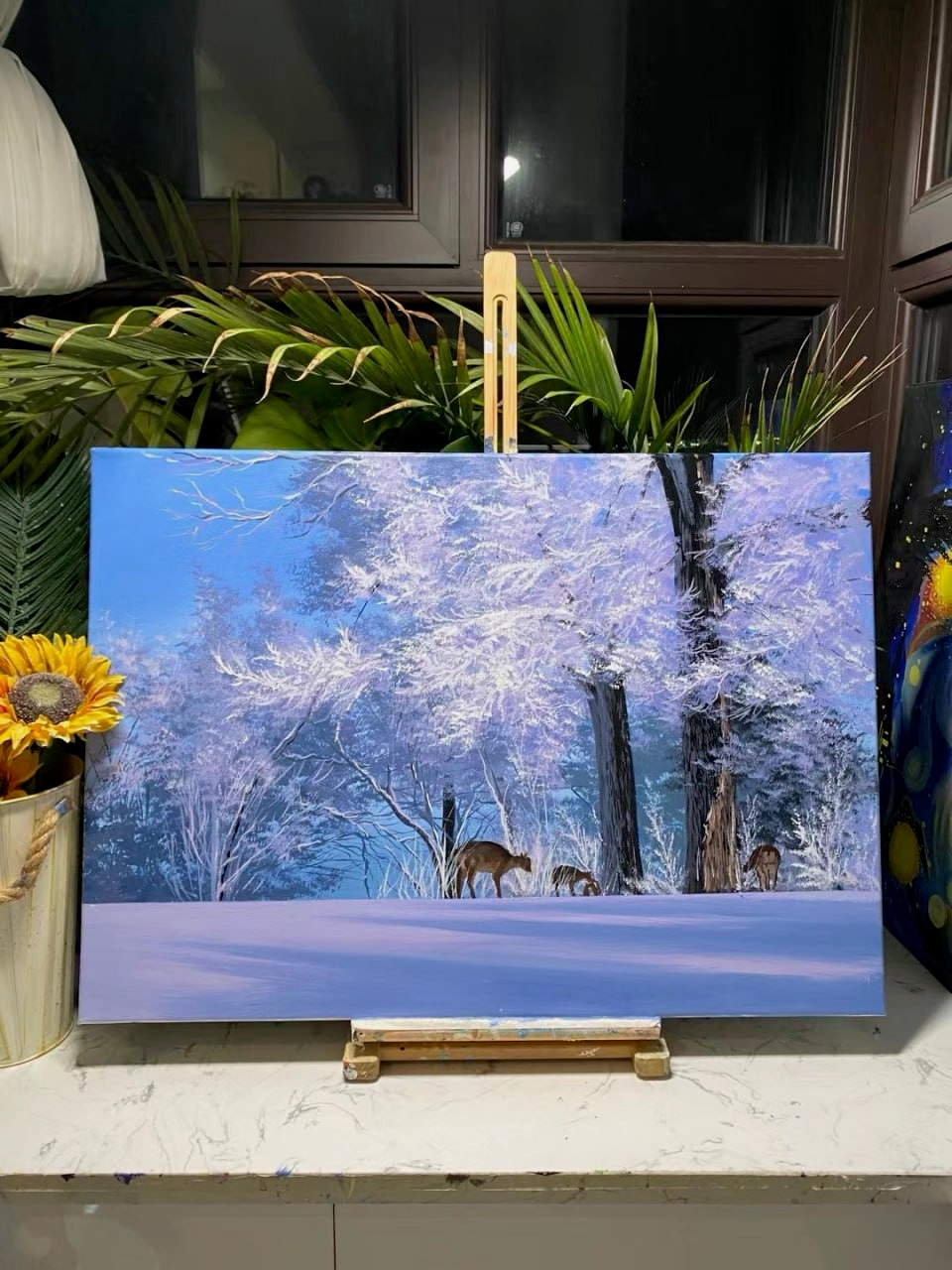 Majestic Oil/Pencil on Canvas