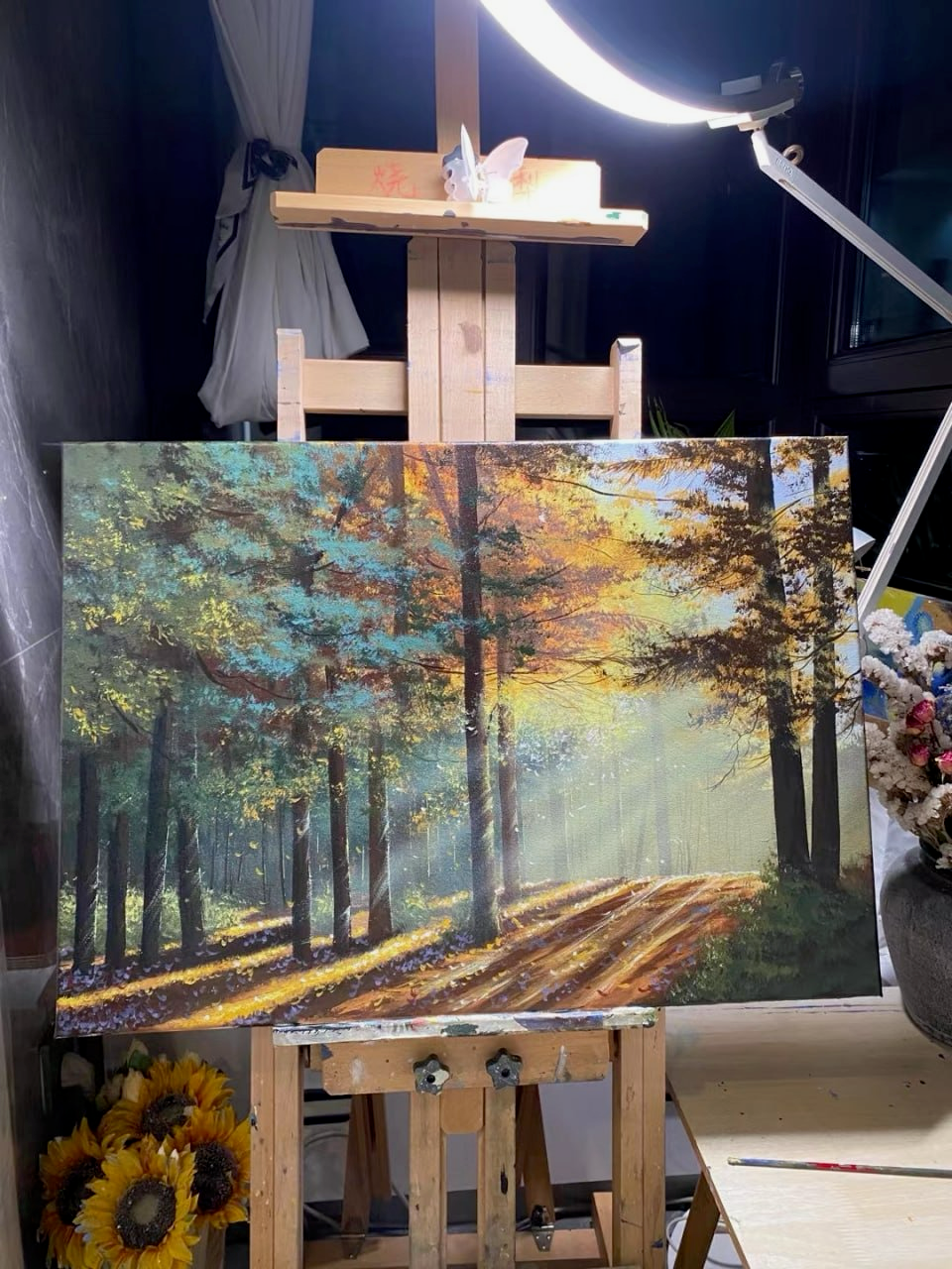 Majestic Oil/Pencil on Canvas