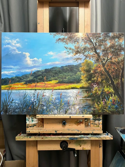 Majestic Oil/Pencil on Canvas